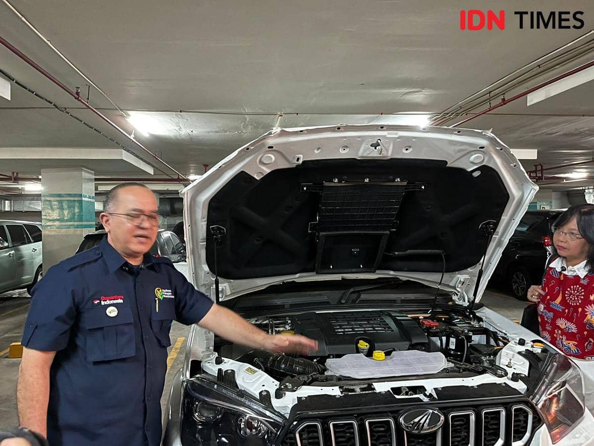 Direktur Utama Agrinas, Joao Angelo De Sousa Mota, berbagi pandangan strategis dan arah bisnis perusahaan dalam wawancara eksklusif di program Real Talk bersama Uni Lubis. (IDN Times/Triyan)