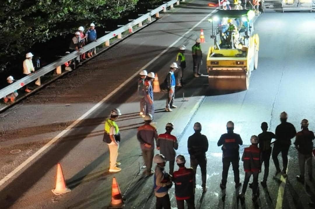 Progres Jembatan Slab On Pile Tol Kayuagung, H-10 Lebaran Bisa Dilewati