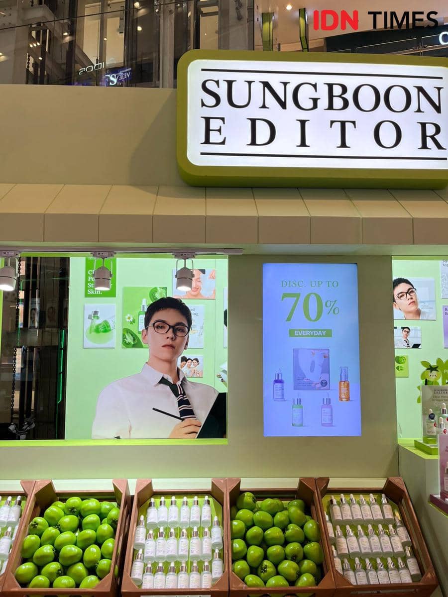 Sociolla 11th Anniversary Bazaar media tour pada Kamis (26/2/2026) di Laguna Atrium, Central Park, Jakarta Barat