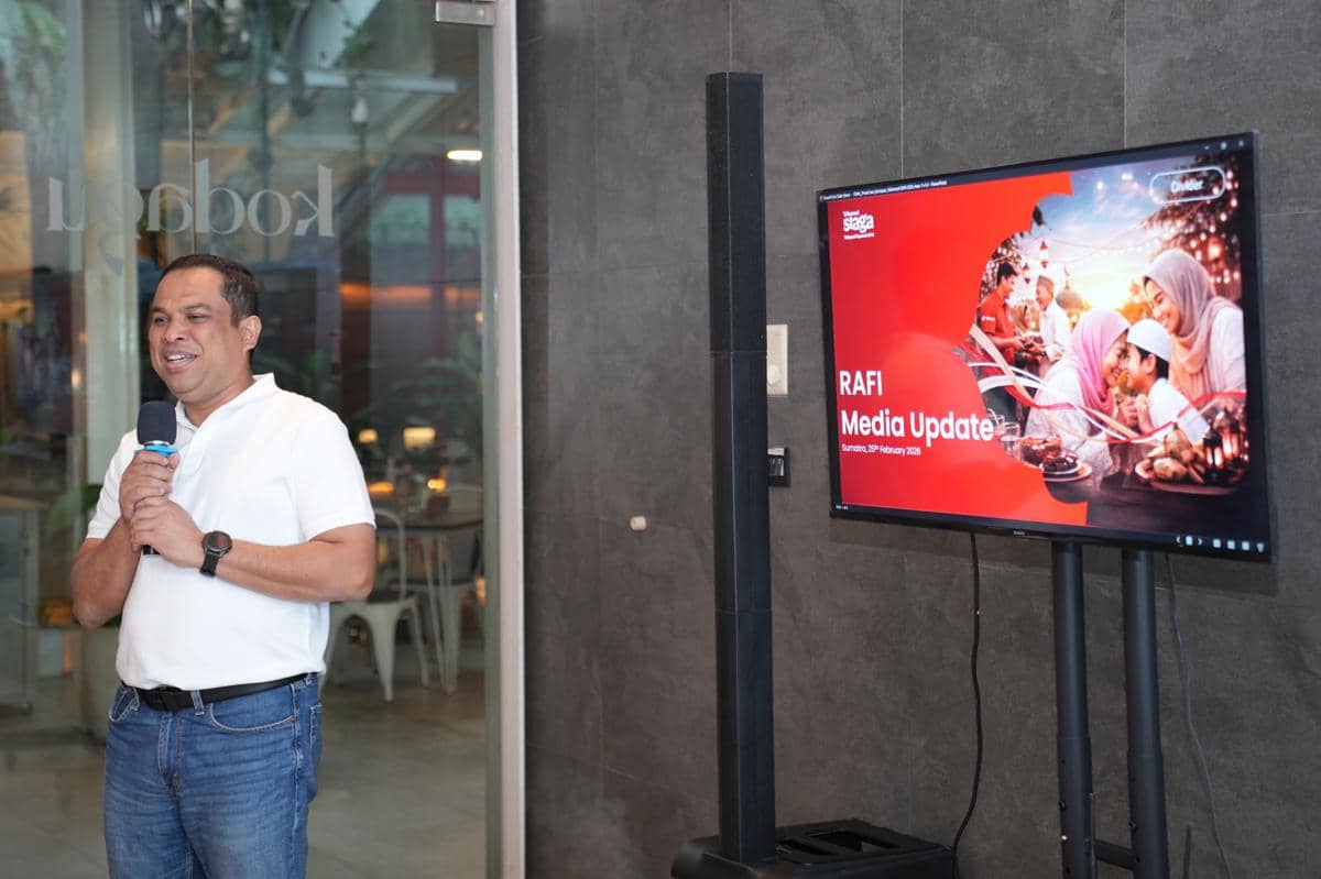 Vice President Area Network Operations Sumatera Telkomsel Nizar Fuadi menjelaskan kesiapan jaringan Telkomsel selama momen Ramadan dan menyambut Idul Fitri tahun ini (dok.Telkomsel)