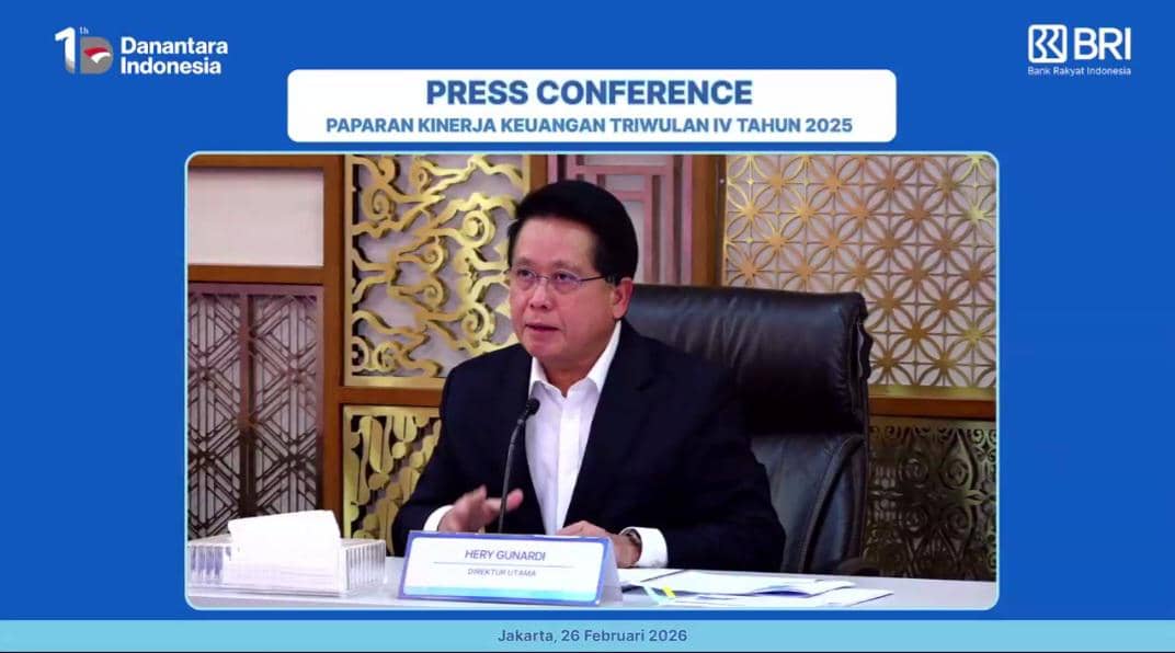 BRI Bukukan Laba Rp57,13 Triliun pada 2025
