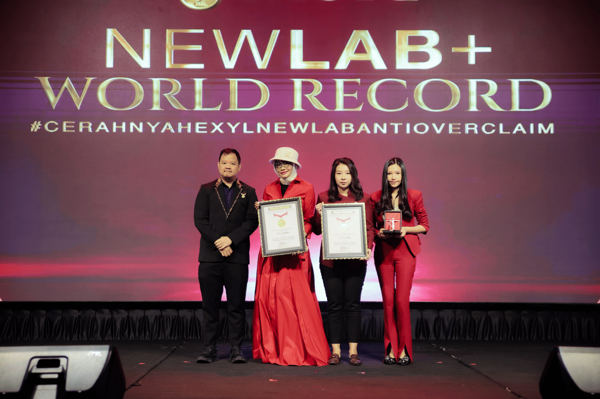 Luncurkan Inovasi Skincare Brightlogy, Newlab+ Raih Rekor MURI