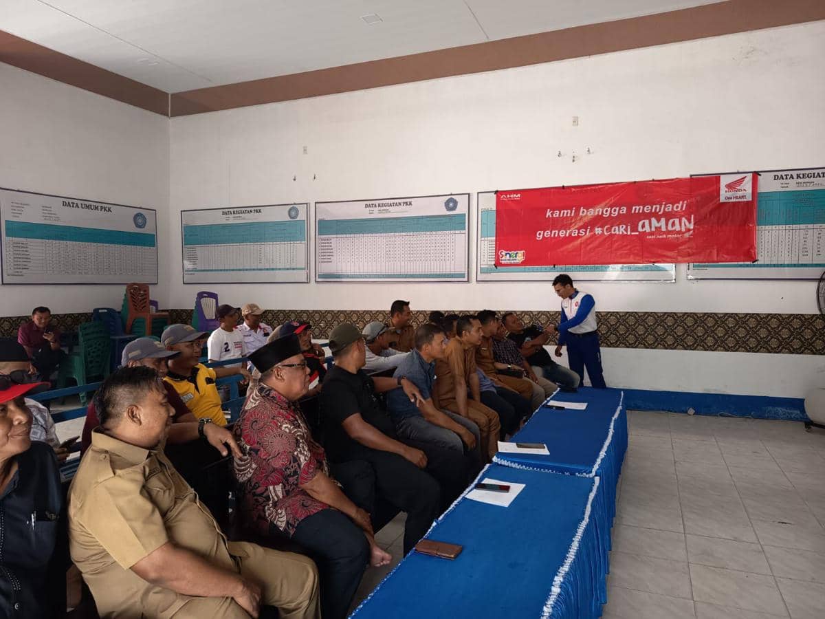 Edukasi Safety Riding di Kantor Desa Beringin, Deli Serdang (Dok. Indako)