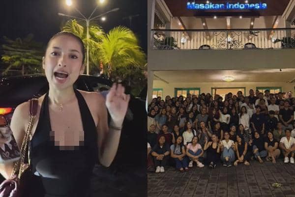 7 Potret Jennifer Coppen Buka Puasa Bareng Ratusan Karyawannya