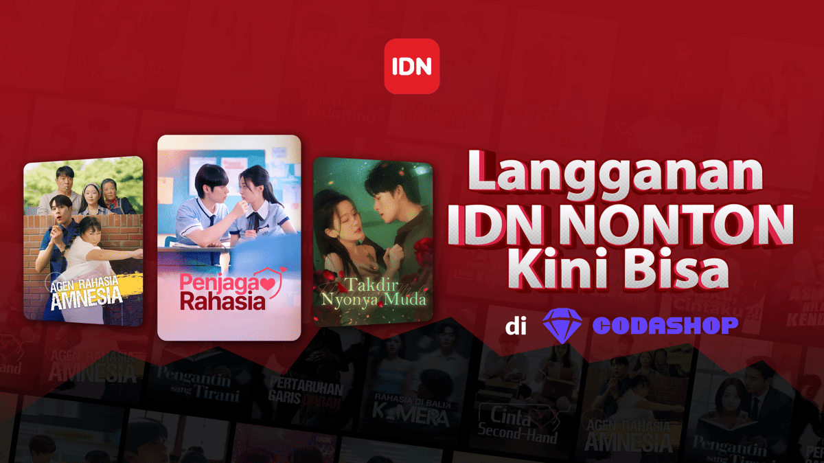 Mulai Berlangganan IDN NONTON, Beli Lewat Codashop