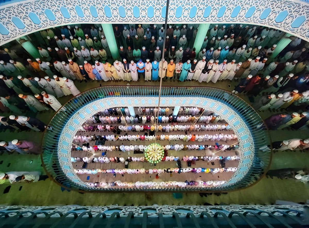ilustrasi pelaksanaan shalat tarawih