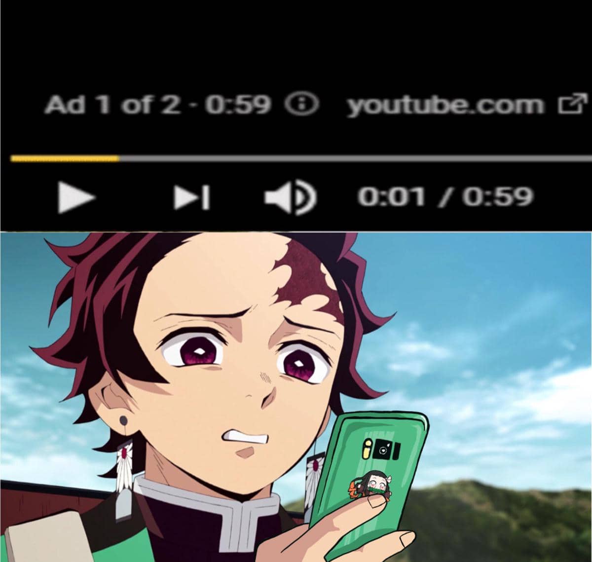 meme anime tentang iklan