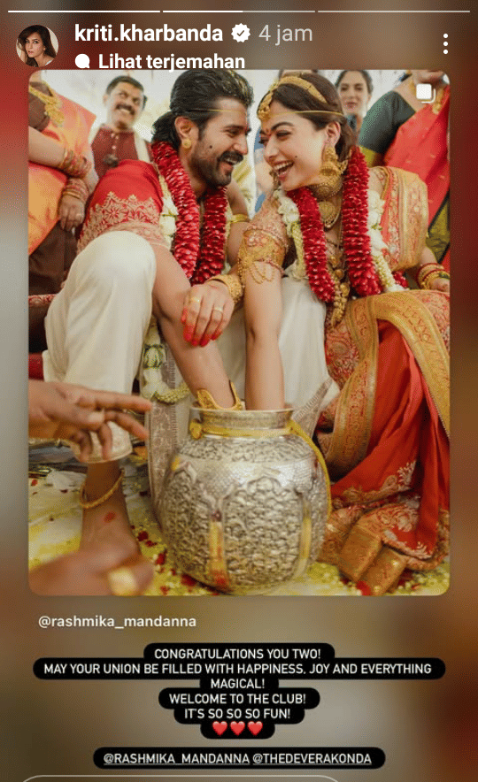 unggahan Kriti Kharbanda