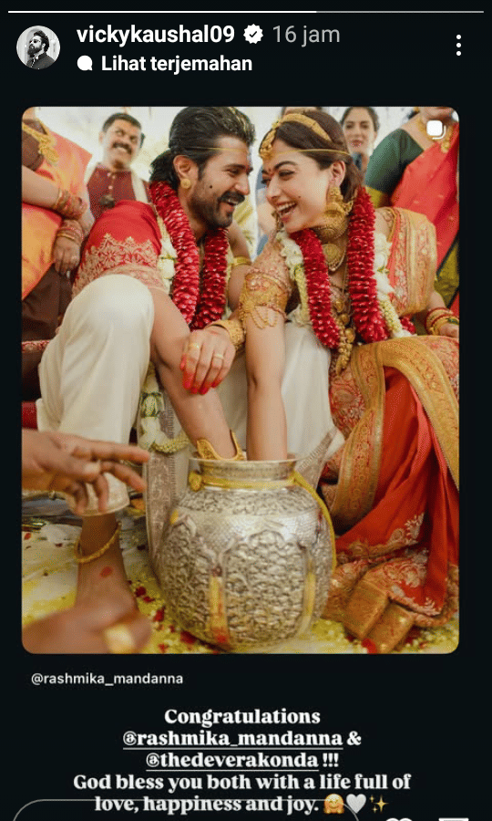 unggahan Vicky Kaushal