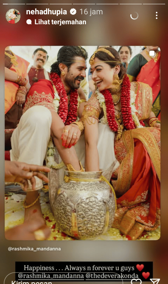 unggahan Neha Dhupia