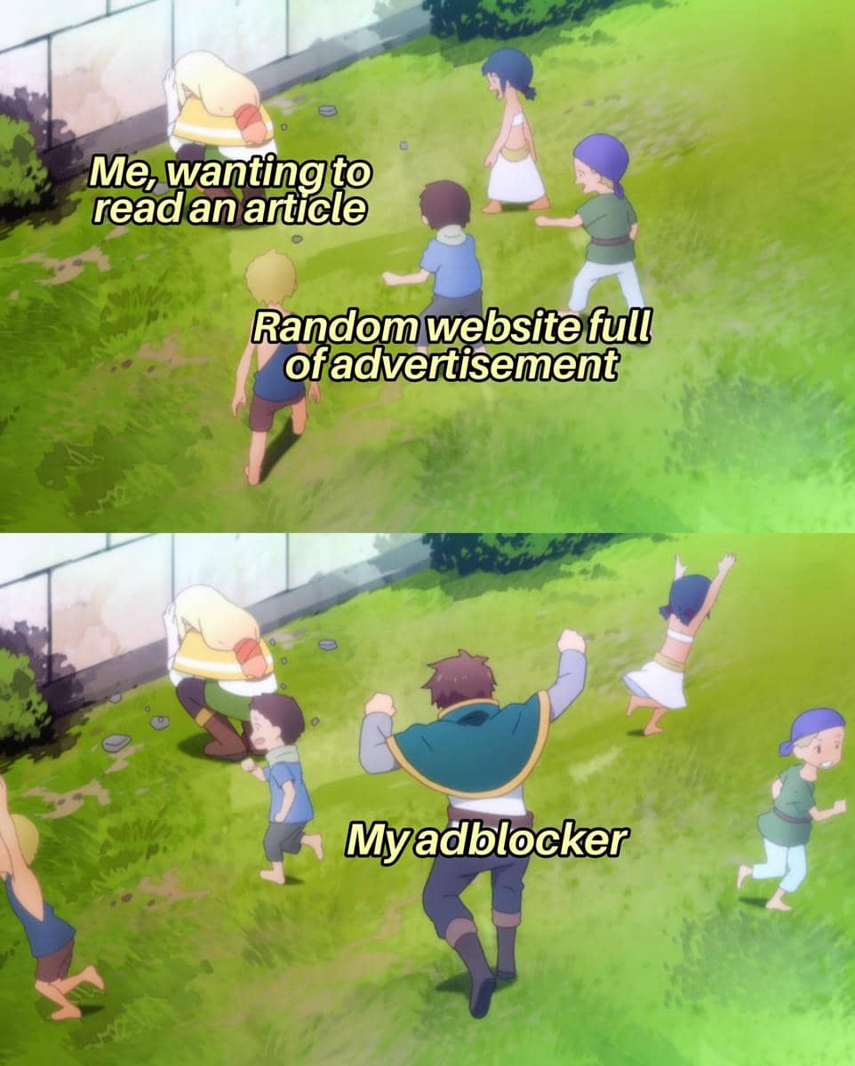 meme anime tentang iklan