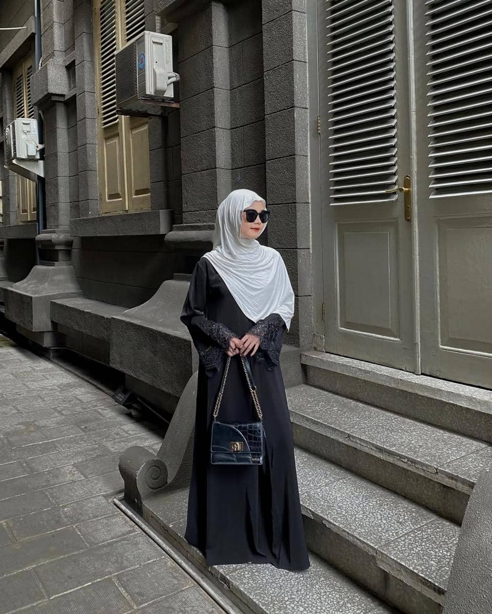 OOTD Lebaran ala Novi Akmalya