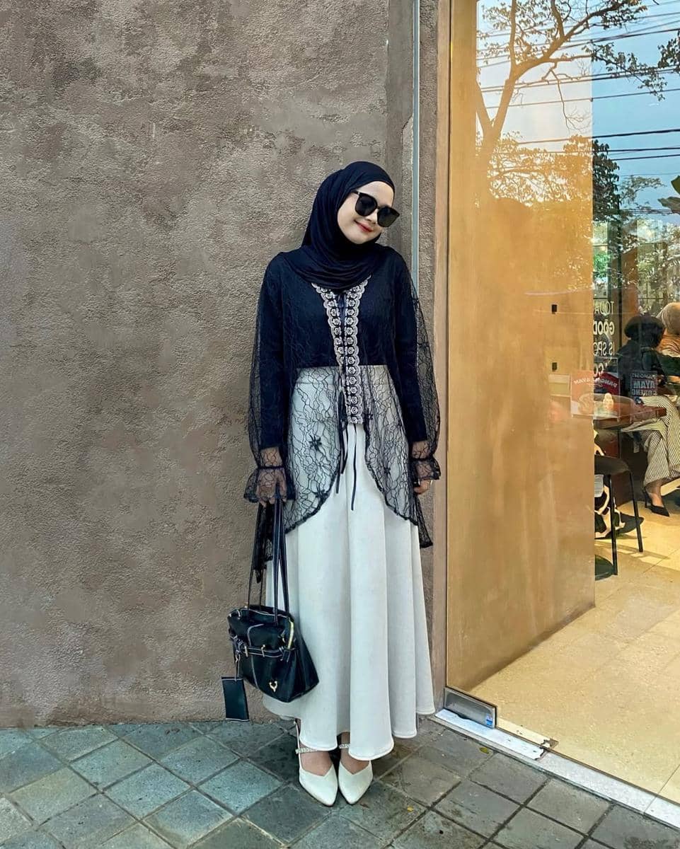 OOTD Lebaran ala Novi Akmalya