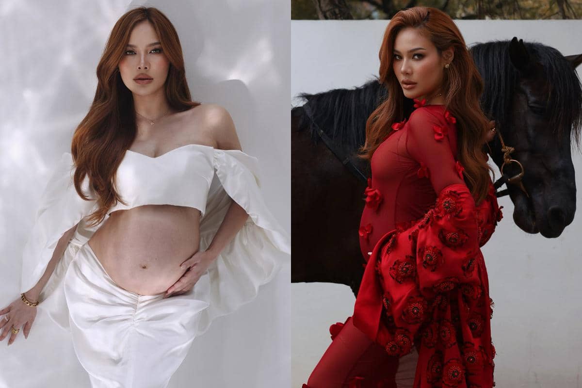 Pemotretan Maternity Kehamilan Kedua Vinna Gracia , Foto Bareng Kuda