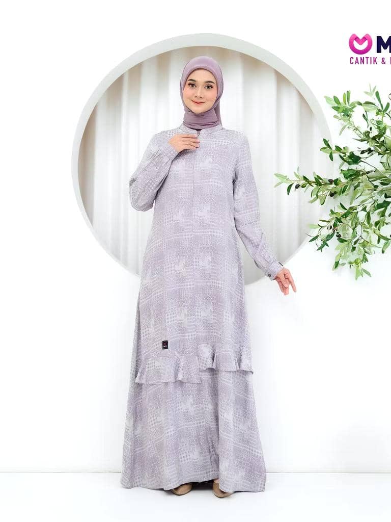 ilustrasi gamis Lebaran 2026