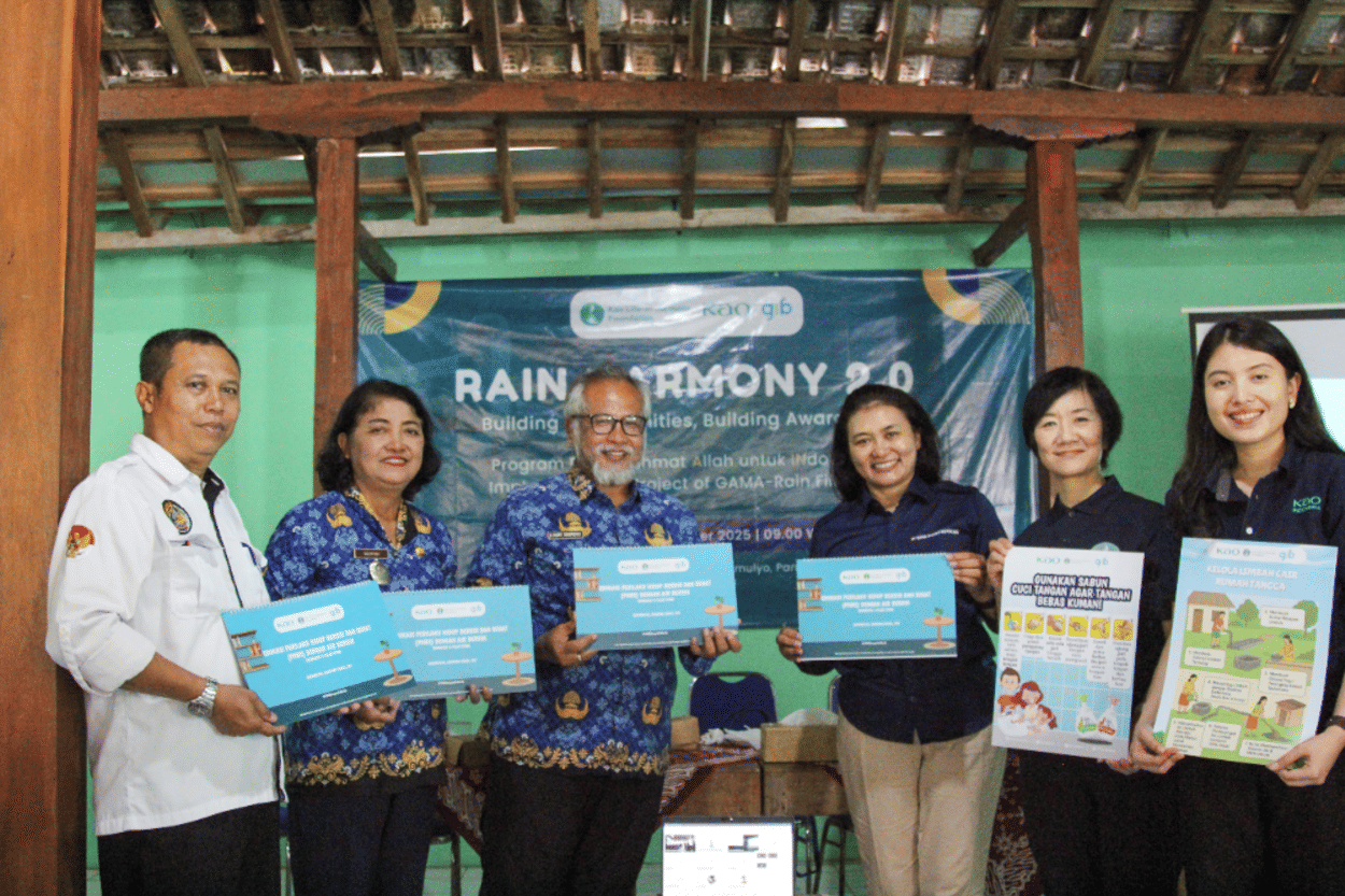 Kolaborasi Kao LIFH & PT Gama Inovasi Perluas Akses Air Bersih di Girimulyo