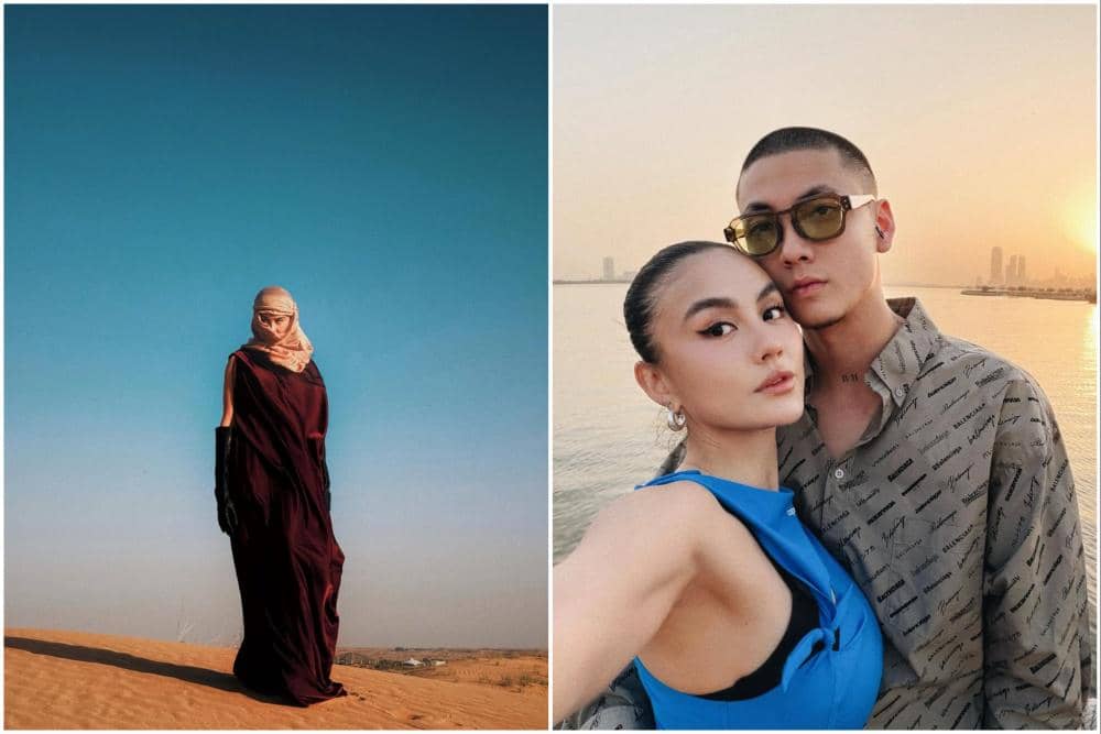 10 Potret Agnez Mo saat Liburan ke Dubai, Ditemani Kekasih!