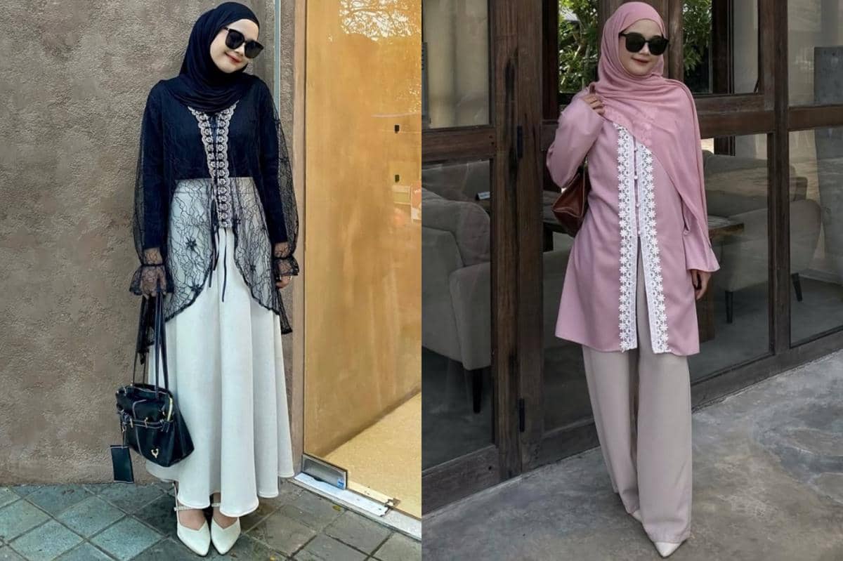 7 Inspirasi Outfit Lebaran ala Novi Akmalya, Kekinian Banget!