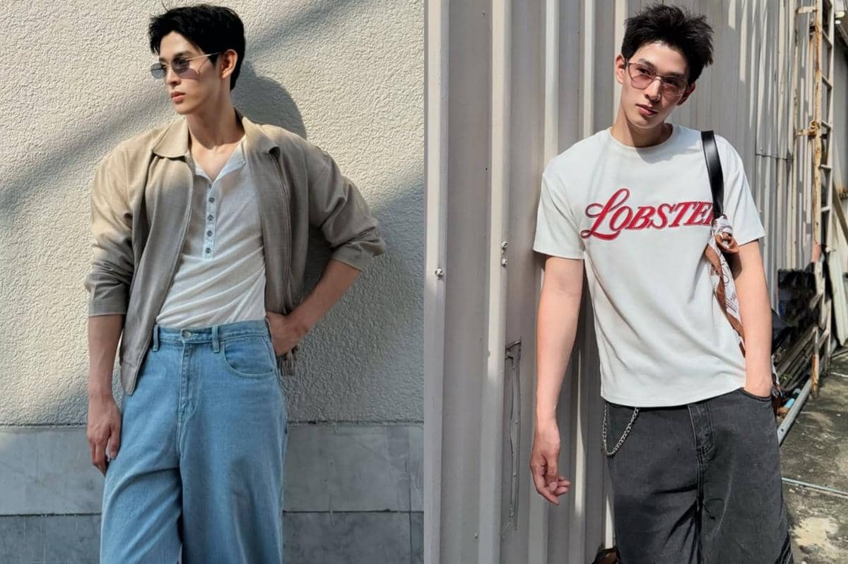 7 Ide Outfit Day Out ala Bright Thanapon, Modis Tanpa Ribet!