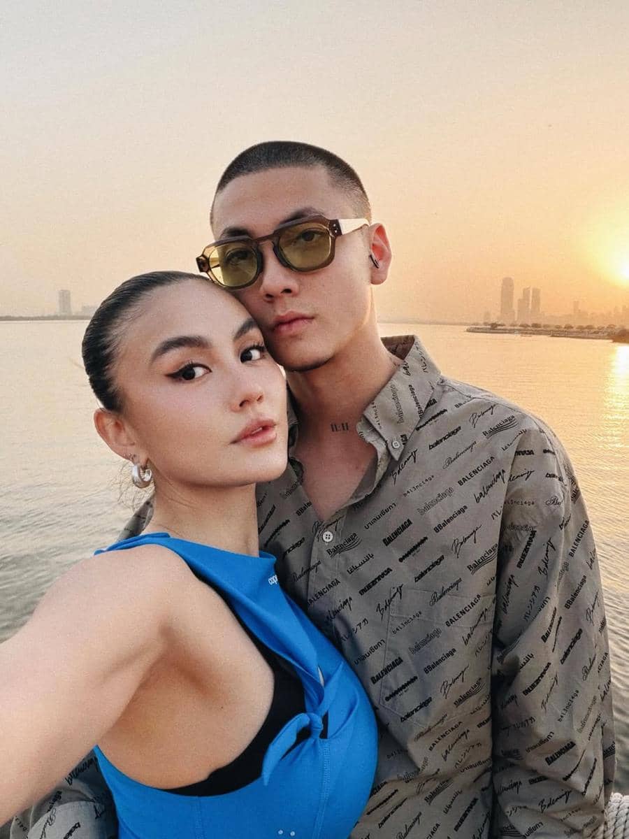 Agnez Mo saat liburan ke Dubai