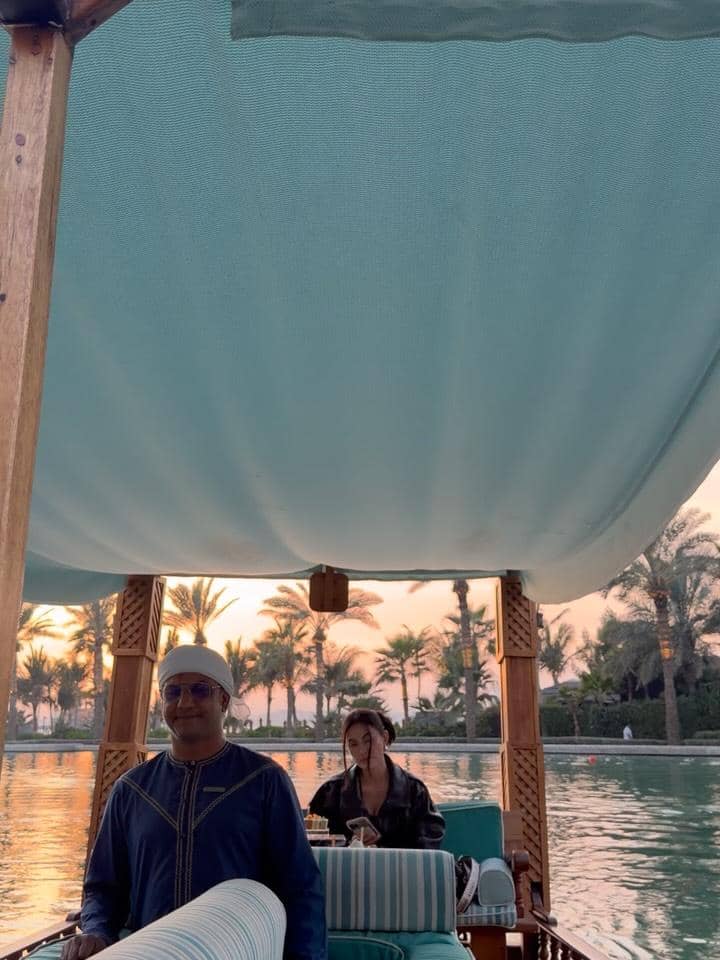 Agnez Mo saat liburan ke Dubai