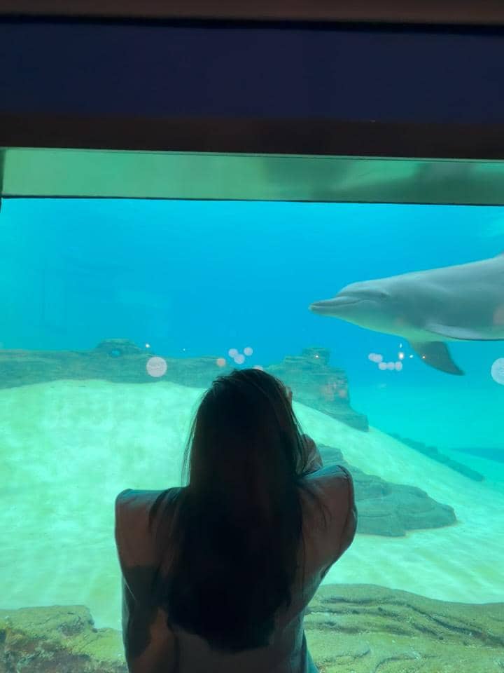 Agnez Mo saat liburan ke Dubai