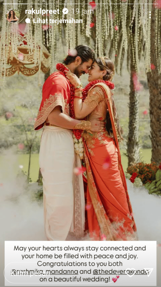 unggahan Rakul Preet Singh