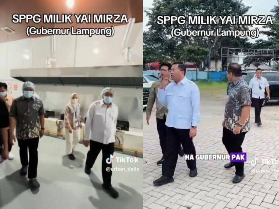 Beredar Video BGN Sidak Dapur SPPG Disebut Milik Gubernur Lampung