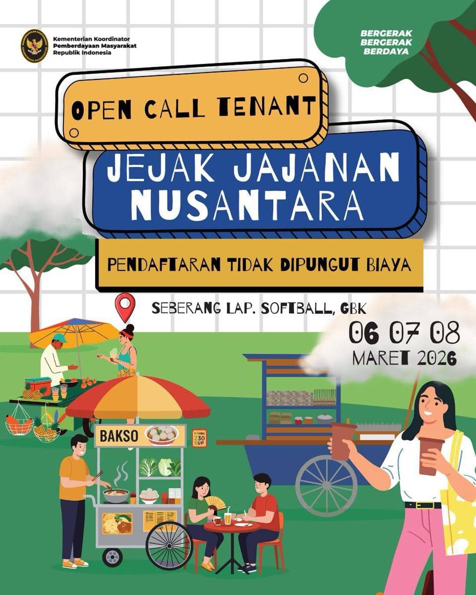 UMKM Bersiap, Festival Jejak Jajanan Nusantara 2026 Bakal Ramaikan GBK