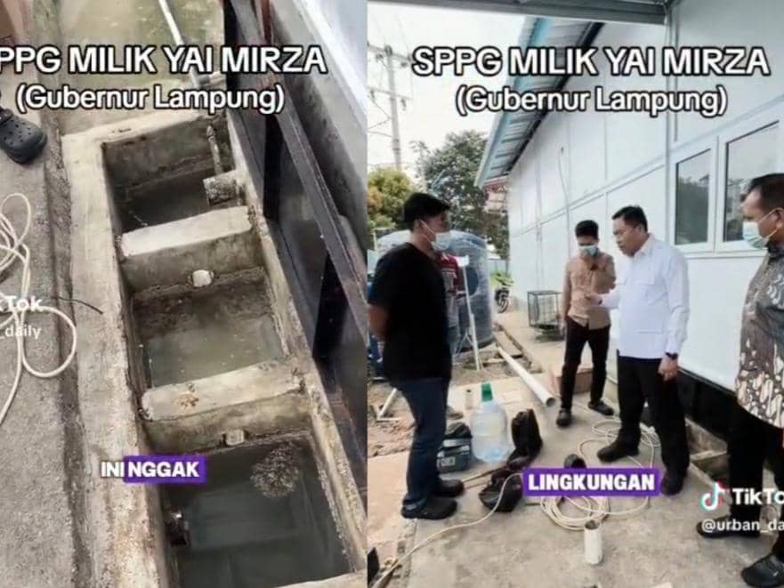 Tim BGN melaksanakan sidak di SPPG disebut milik gubernur Lampung.