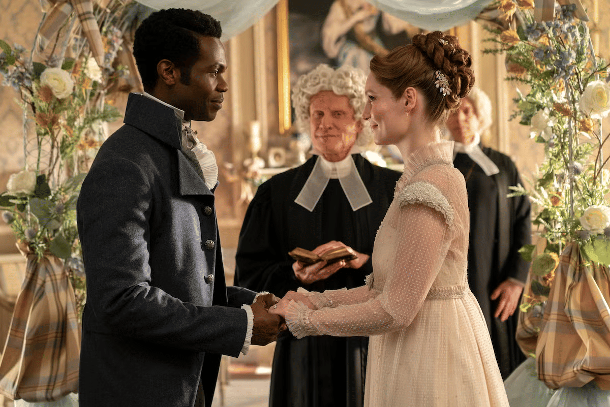 Bridgerton wedding dress