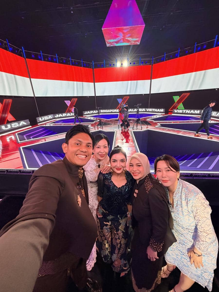 Ashanty, Ibnu Wardani, Aurel Hermansyah, Louisse Scarlett di X The League