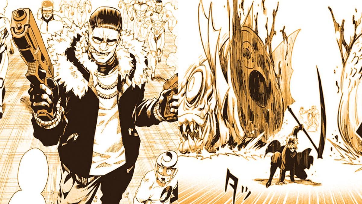 Ryumon dan A beraksi di debut hero pertama - One Punch Man