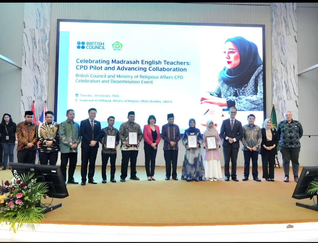 Kemenag membuat program Continuing Professional Development (CPD) bagi guru bahasa Inggris madrasah (dok. Kemenag)