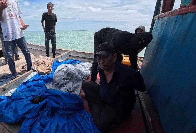 Detik-Detik Bandar Narkoba Ko Erwin Ditangkap di Kapal Dekat Malaysia