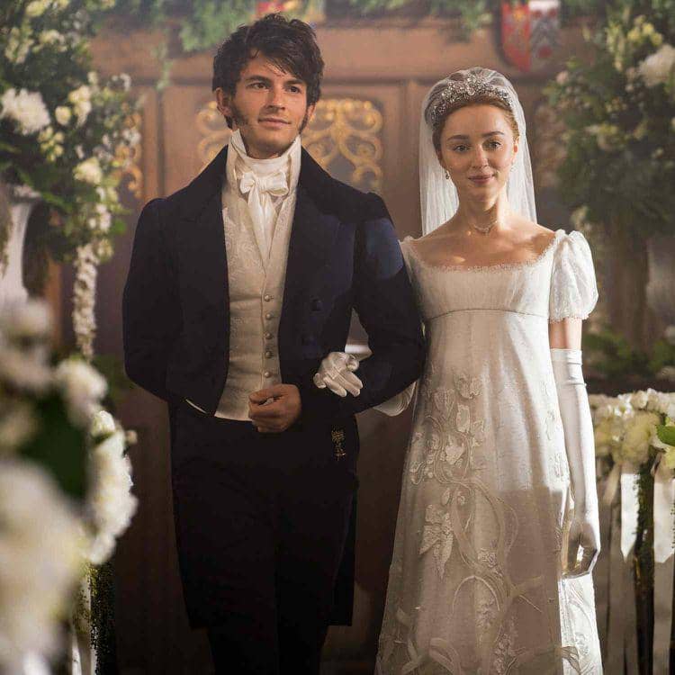 Bridgerton wedding dress