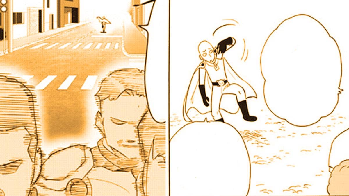 Saitama yang tak sengaja membunuh Triple Tongue - One Punch Man