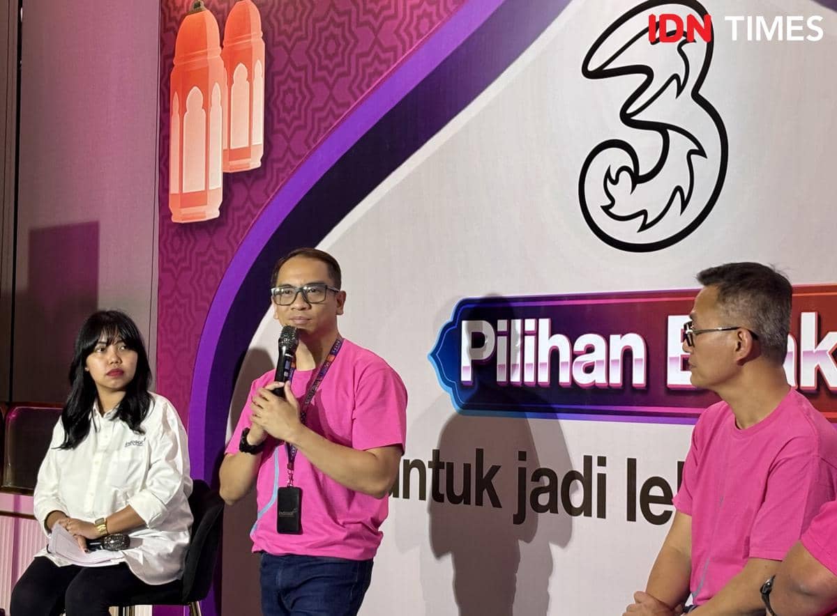 EVP Head of Circle Java IOH, Fahd Yudhanegoro (tengah) saat pemaparan materi di Semarang, Kamis (26/2/2026). (IDN Times/Dhana Kencana)