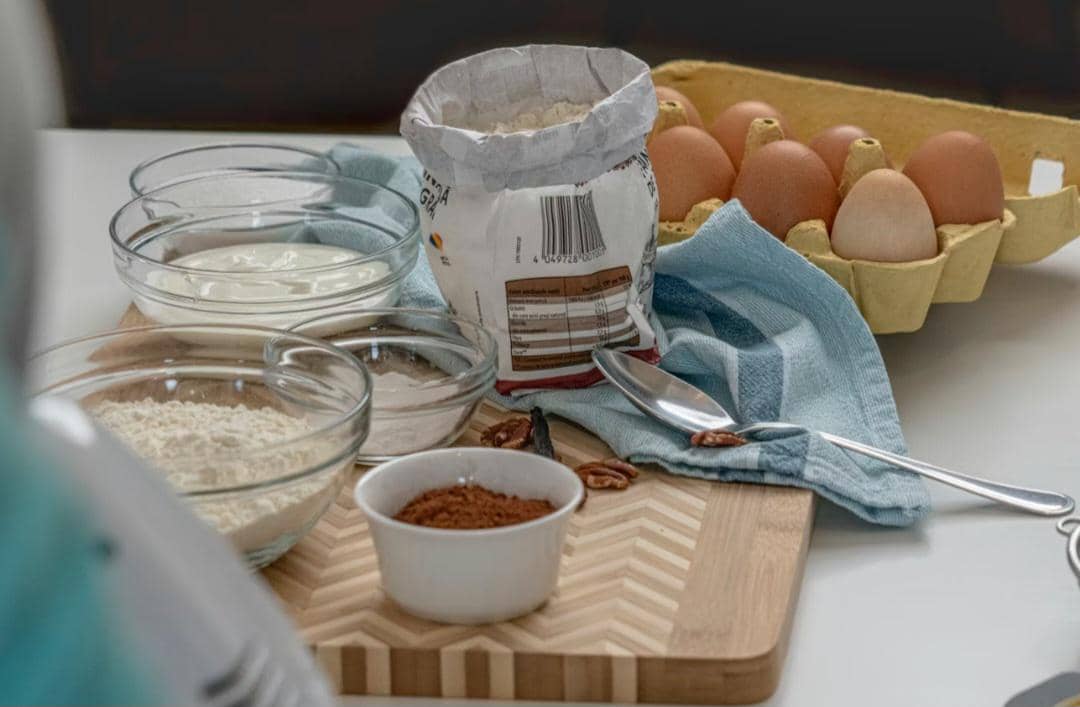 ilustrasi bahan kue