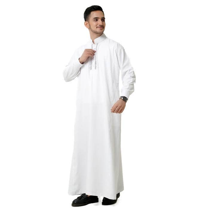 Rabbani Jubah Koko Juko Maxi Alhajj Exclusive 100 White