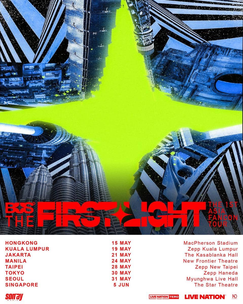 poster BUS THE 1ST ASIA FANCON TOUR : THE FIRST LIGHT