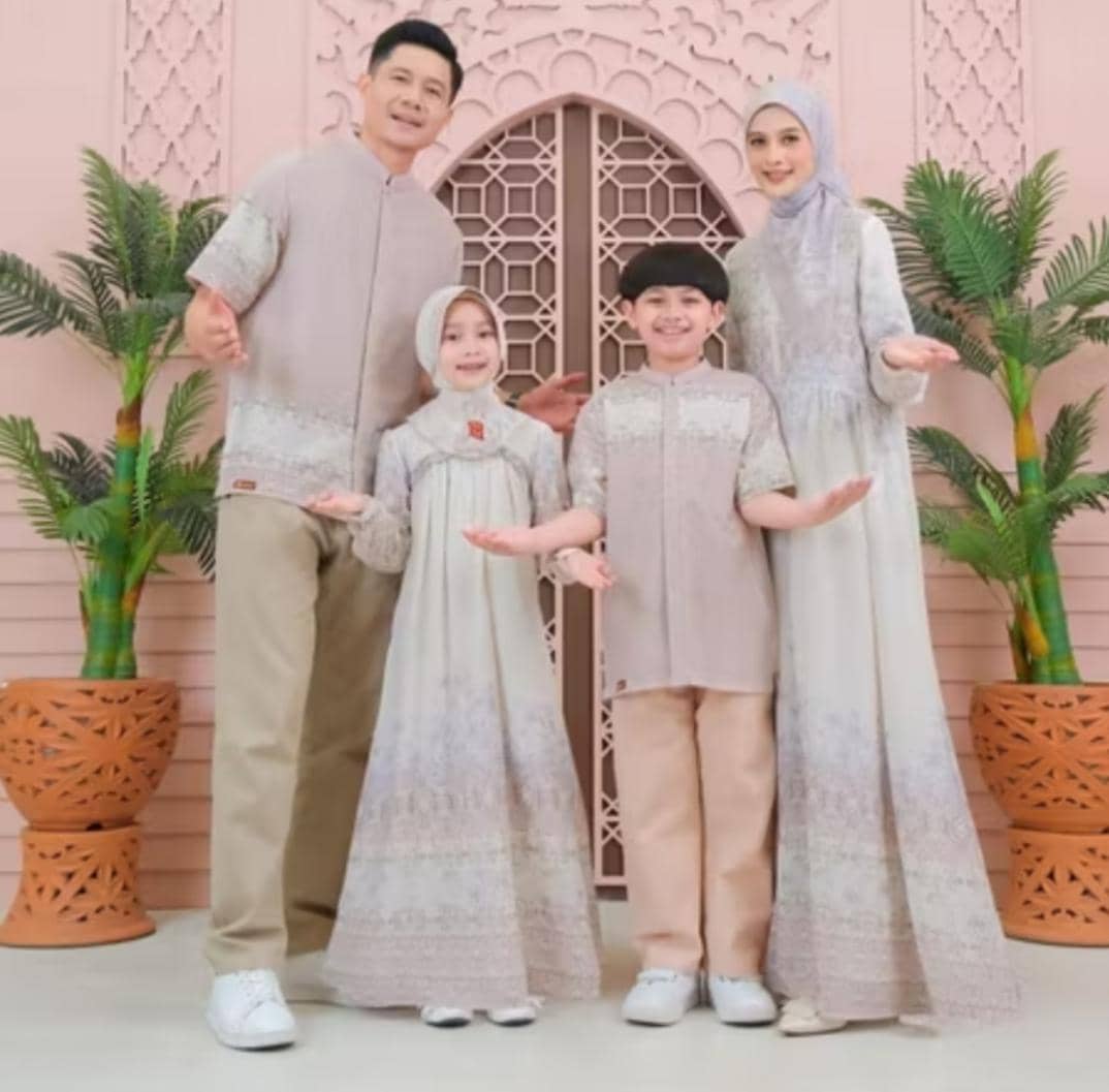 Inspirasi gamis lebaran ibu dan anak 2026