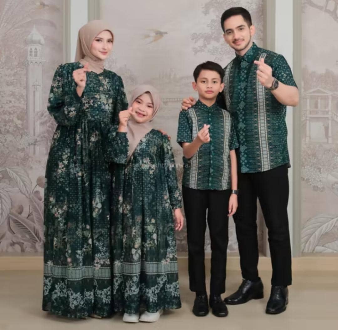 Inspirasi gamis lebaran ibu dan anak 2026