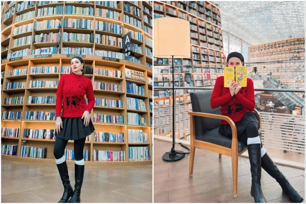 10 Photoshoot Alessia Cestaro di Starfield Library, Seoul, Stunning!