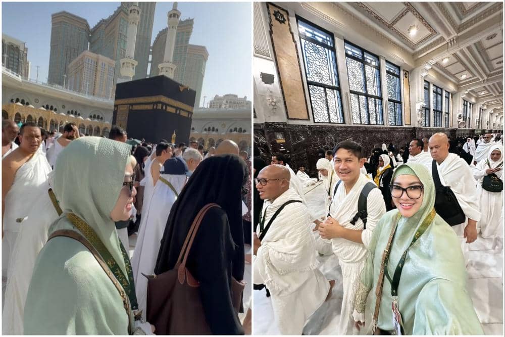 7 Momen Fitri Carlina Tawaf dan Sai bareng Suami, Begitu Bahagia!