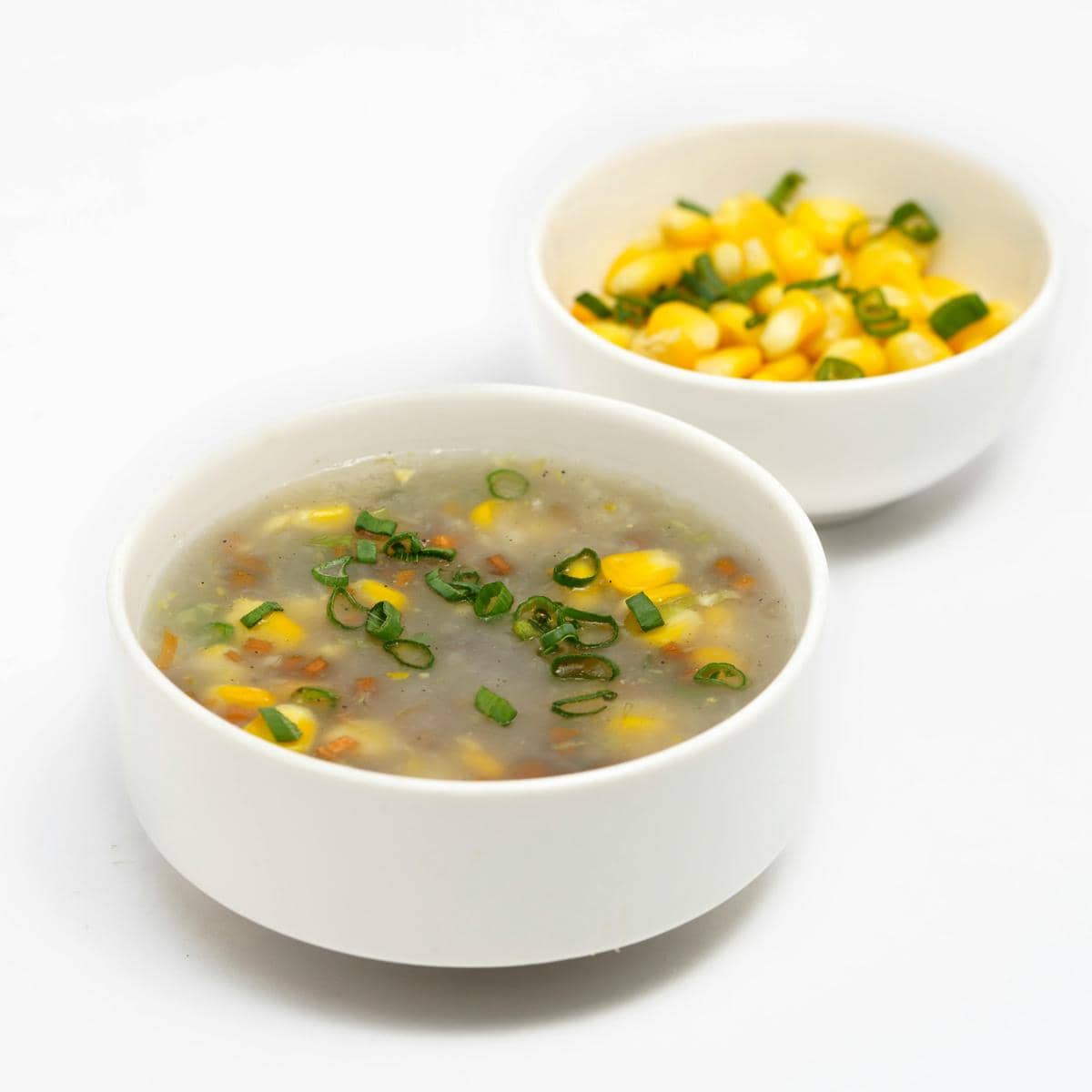 ilustrasi sup jagung dan wortel