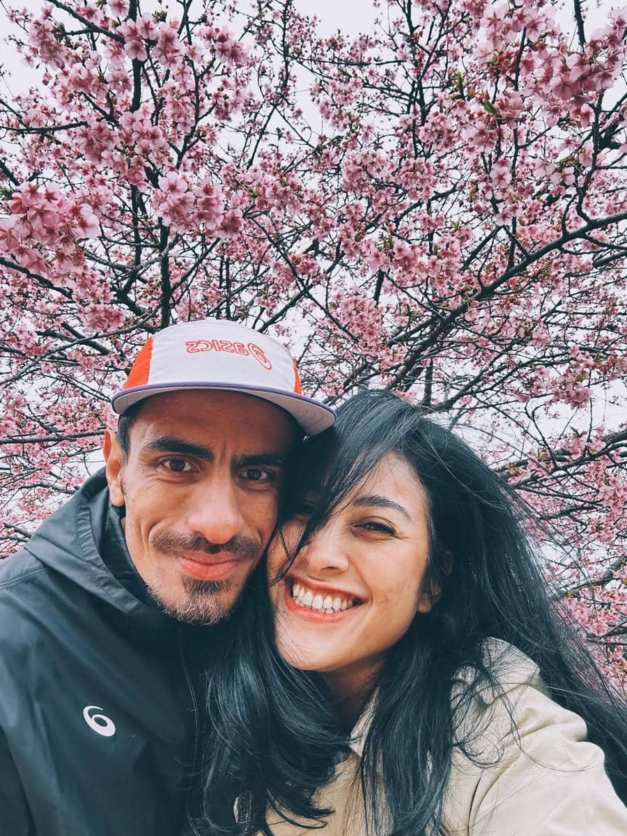 Keluarga Gadis Sadiqah liburan ke Jepang saat sakura bersemi