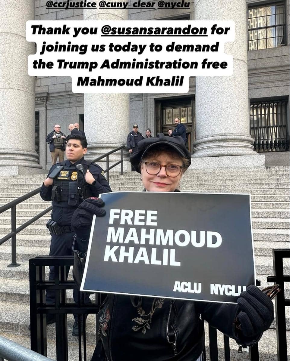 Susan Sarandon ikut aksi bela Palestina di Amerika Serikat