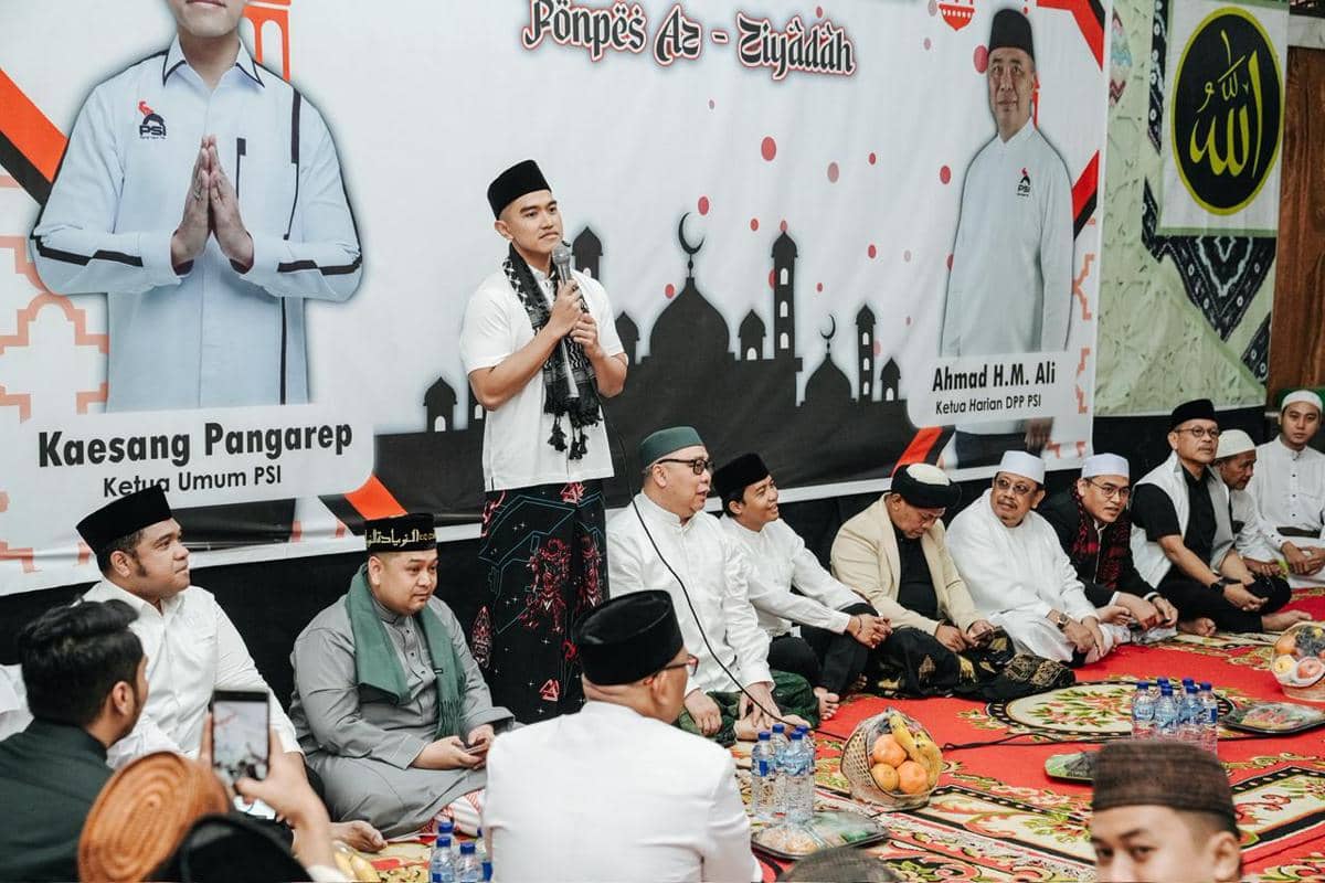 Safari Ramadan ke Ponpes Azziyadah, Kaesang Didoakan Jadi Presiden