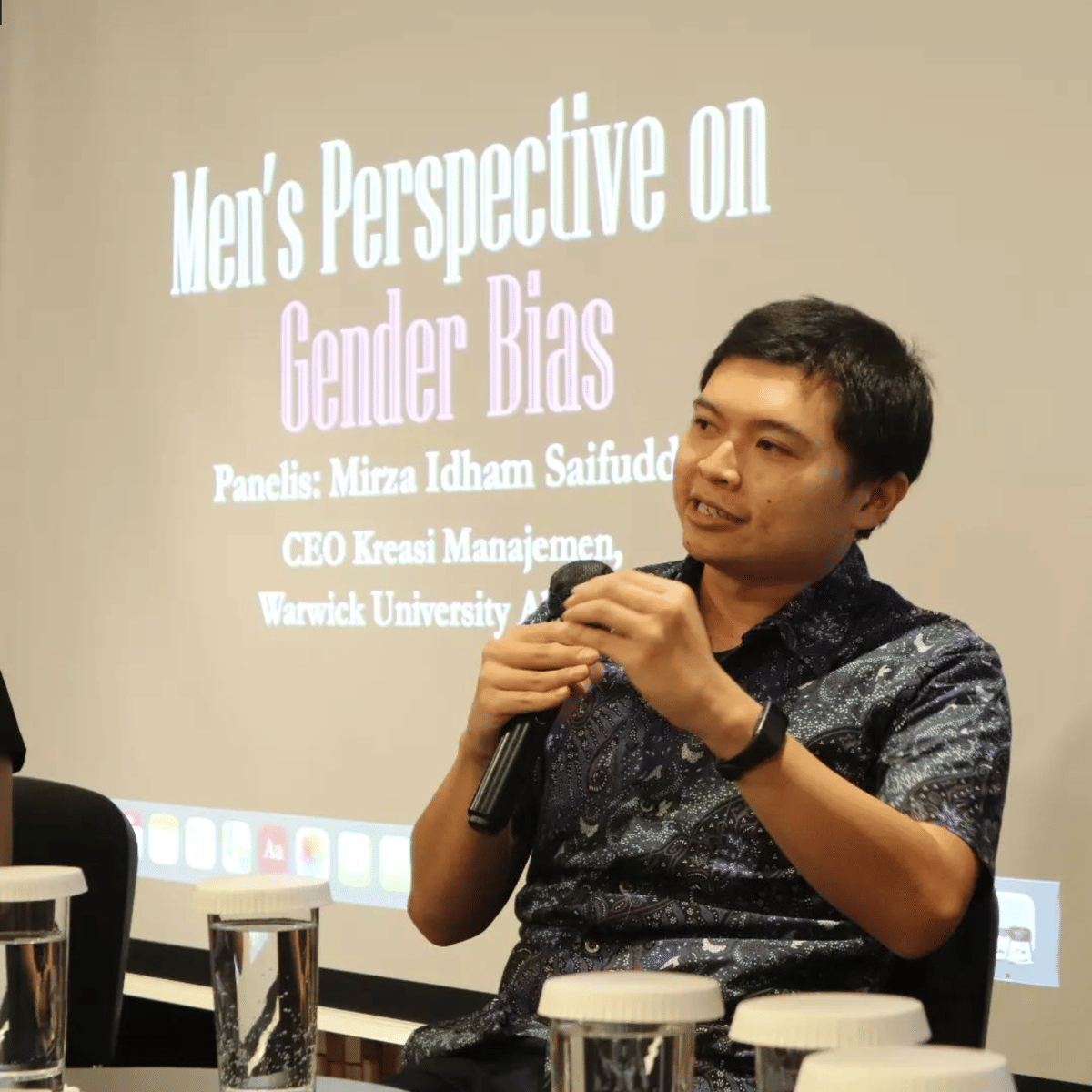 Mirza Idham Saifuddin, ketua Yayasan Chony Zamani. (dok. Mirza Idham Saifuddin)